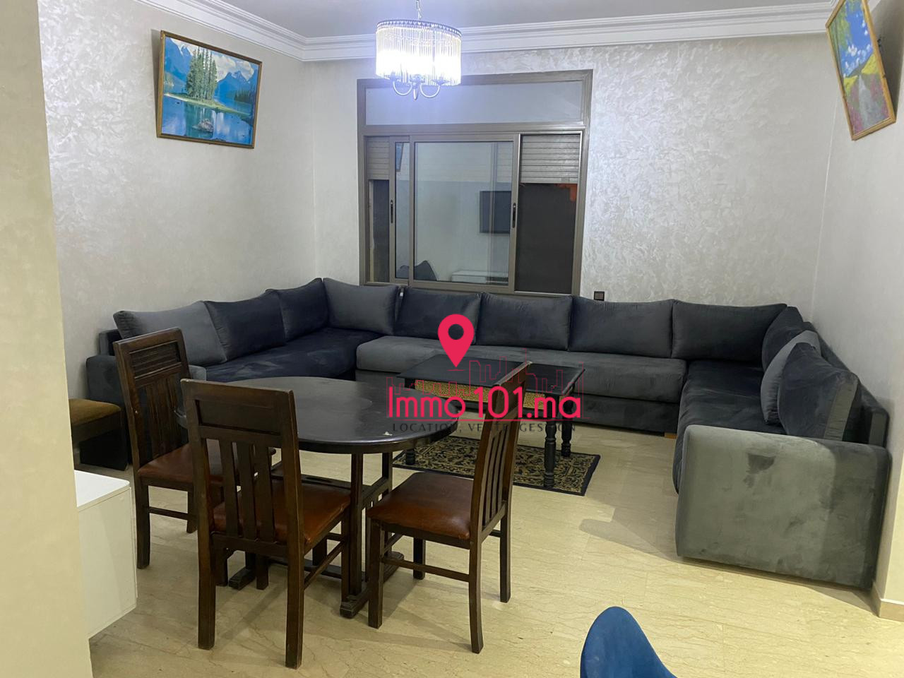 Location appartement meublé à Skhirat Plage ZLLAM2008